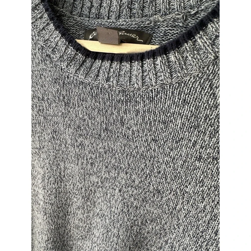 Eddie Bauer Sweater Men's TXL Gray Long Sleeve Crew Neck - Picture 4 of 7